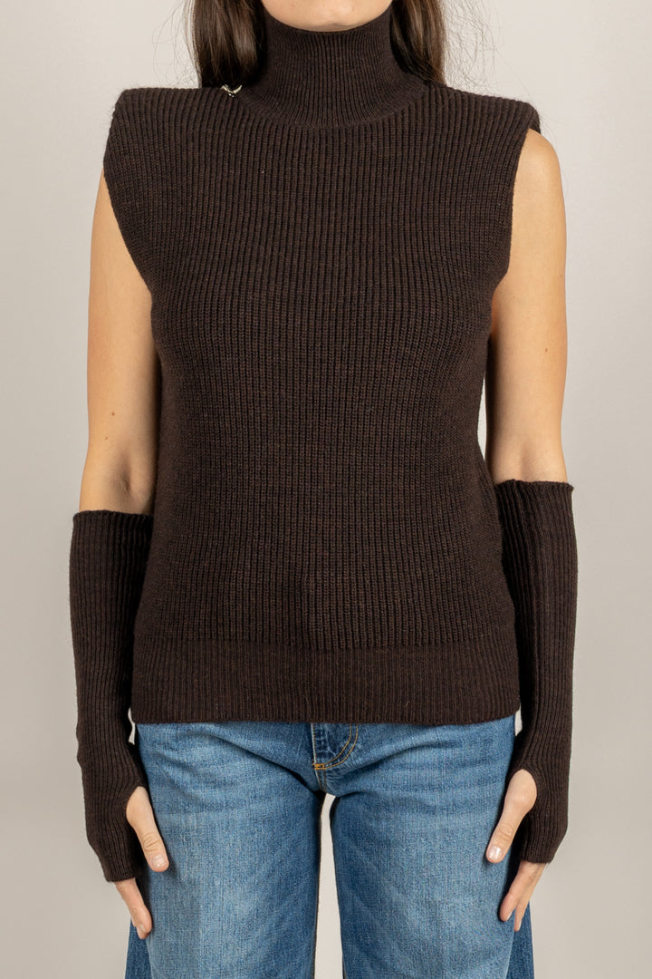 KONTATTO - 3M1087NI - GILET CON MANICOTTI