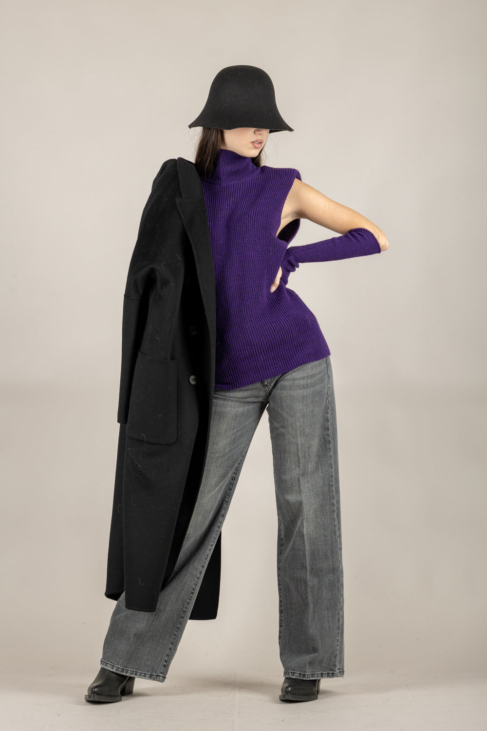 KONTATTO - 3M1087NI - GILET CON MANICOTTI