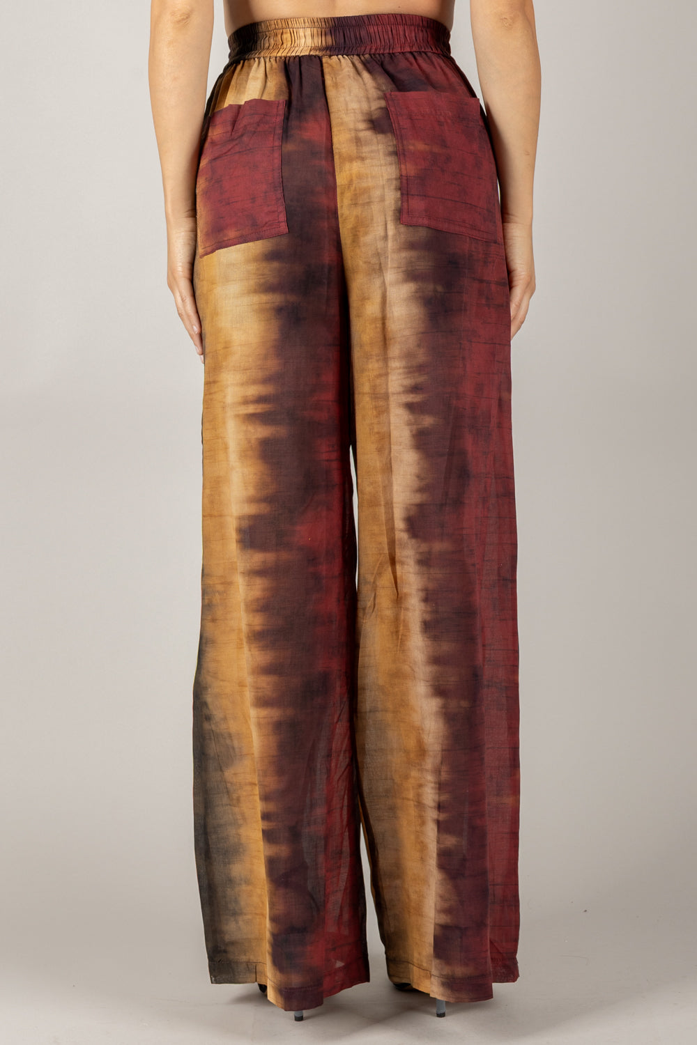 VICOLO - TD2938 - PANTALONE FANTASIA CON COULISSE