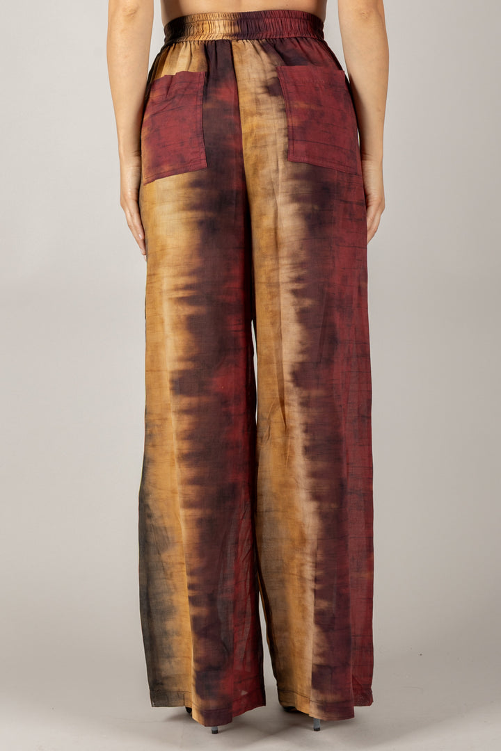 VICOLO - TD2938 - PANTALONE FANTASIA CON COULISSE