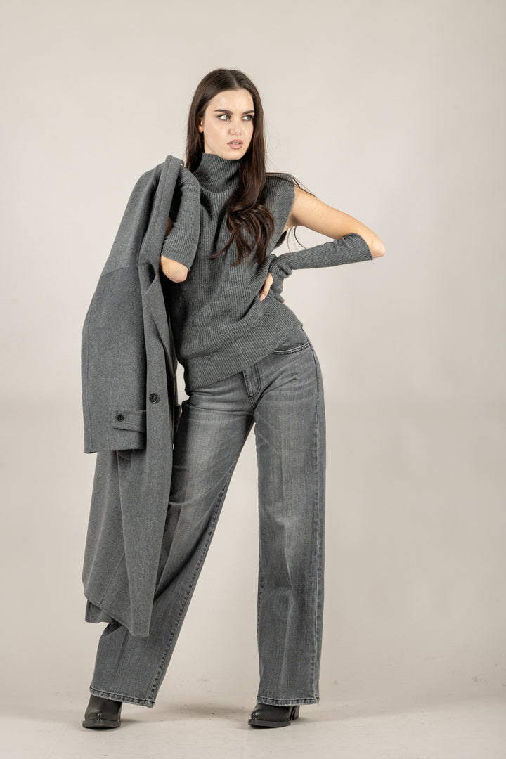 KONTATTO - 3M1087NI - GILET CON MANICOTTI