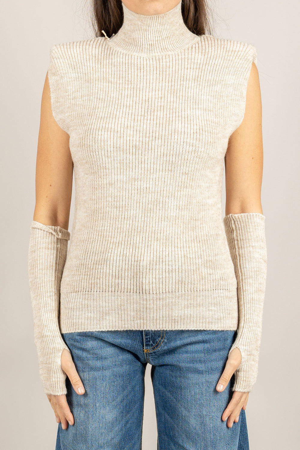 KONTATTO - 3M1087NI - GILET CON MANICOTTI