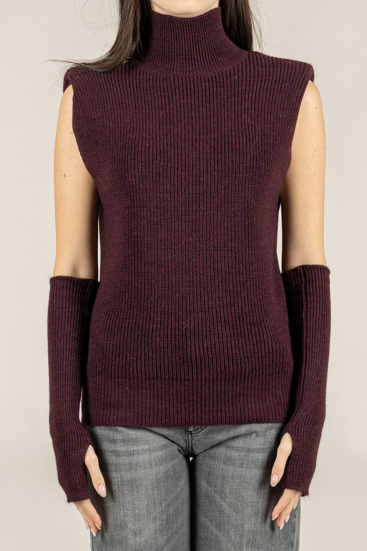 KONTATTO - 3M1087NI - GILET CON MANICOTTI