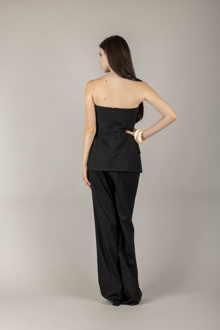 DIXIE - L845W035/P845W214 - COMPLETO TOP SCOLLO A V E PANTALONE
