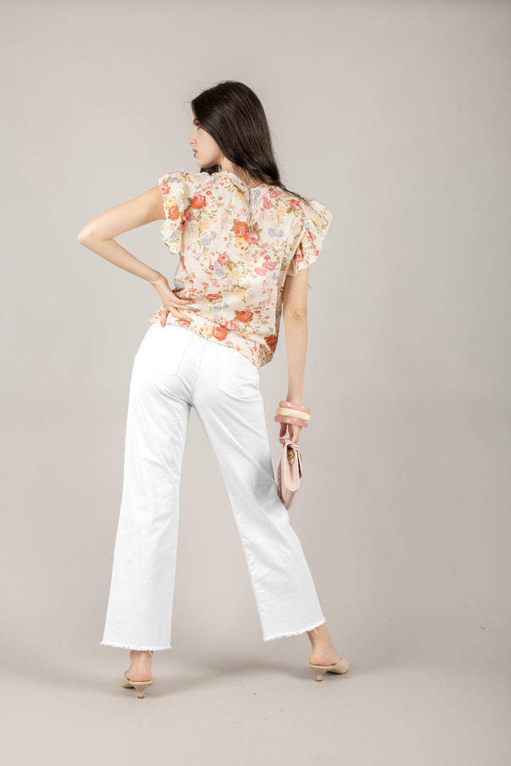 TENSIONE IN - PA5269 - PANTALONE GAMBA DRITTA CON CINTA