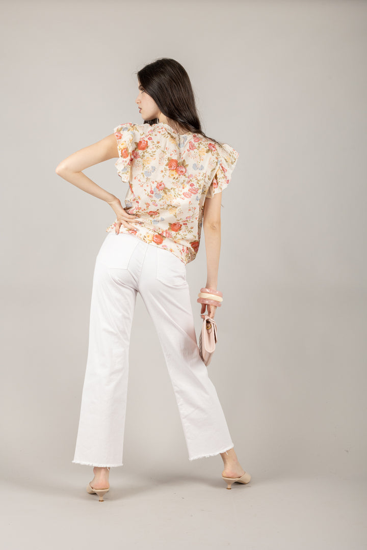 TENSIONE IN - PA5269- PANTALONE GAMBA DRITTA CON CINTA