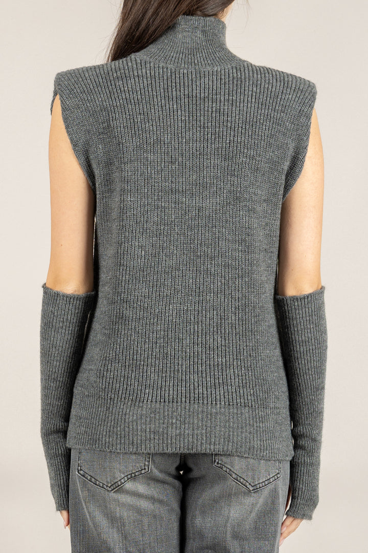 KONTATTO - 3M1087NI - GILET CON MANICOTTI