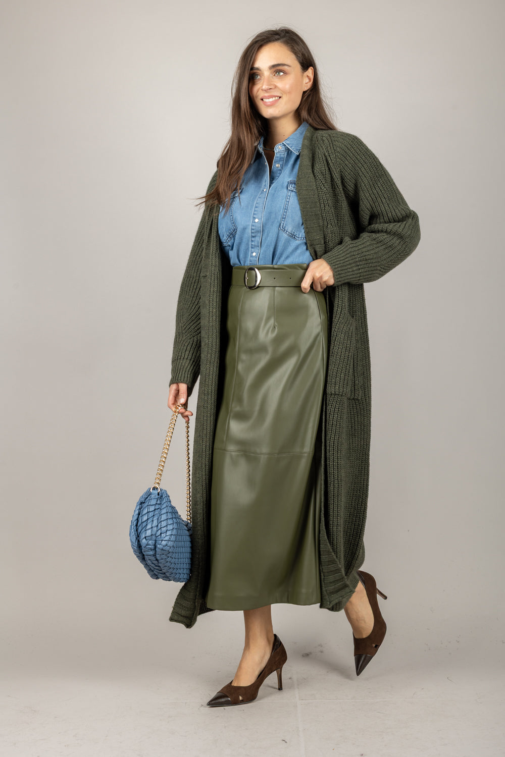 KONTATTO - 3M1034NI - CARDIGAN LUNGO