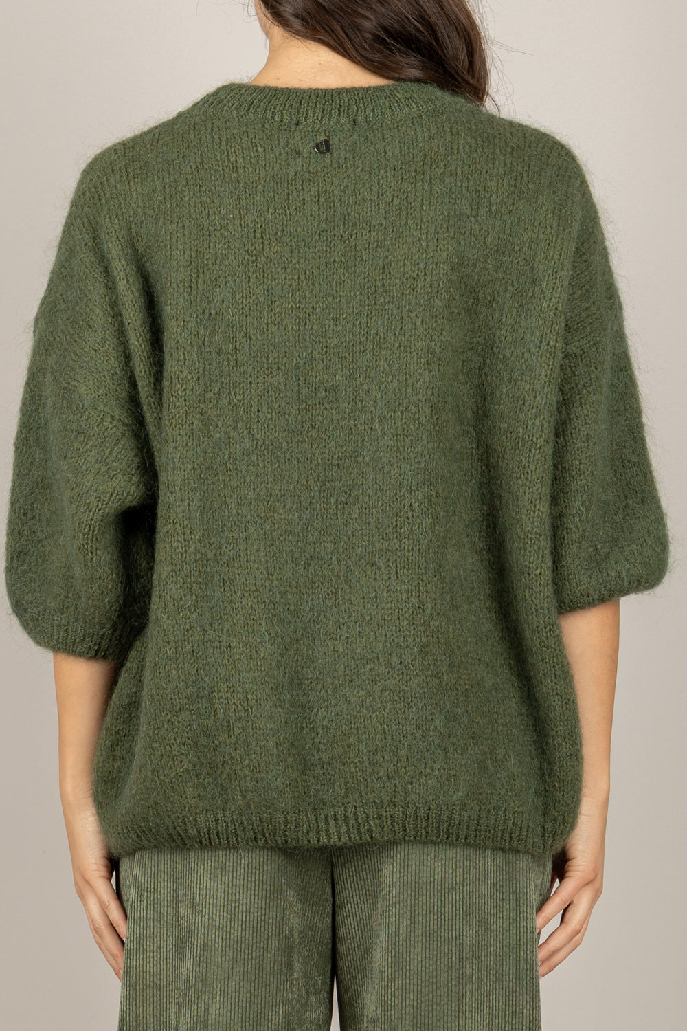 DIXIE - M277Y236- MAGLIA IN MOHAIR GIROCOLLO OVER