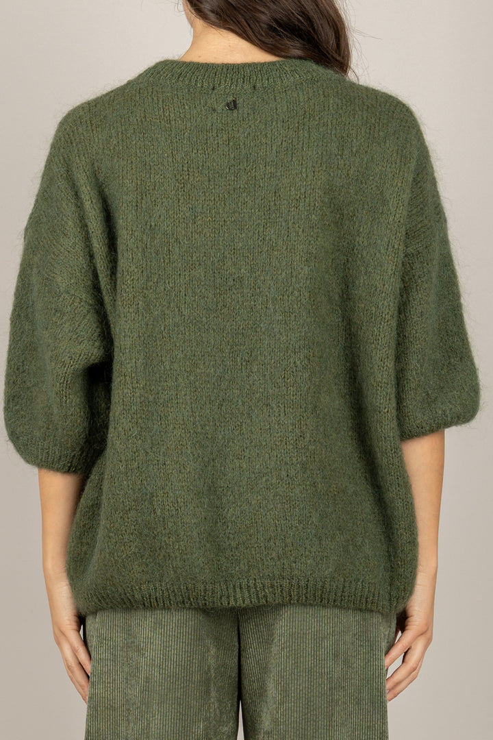 DIXIE - M277Y236- MAGLIA IN MOHAIR GIROCOLLO OVER