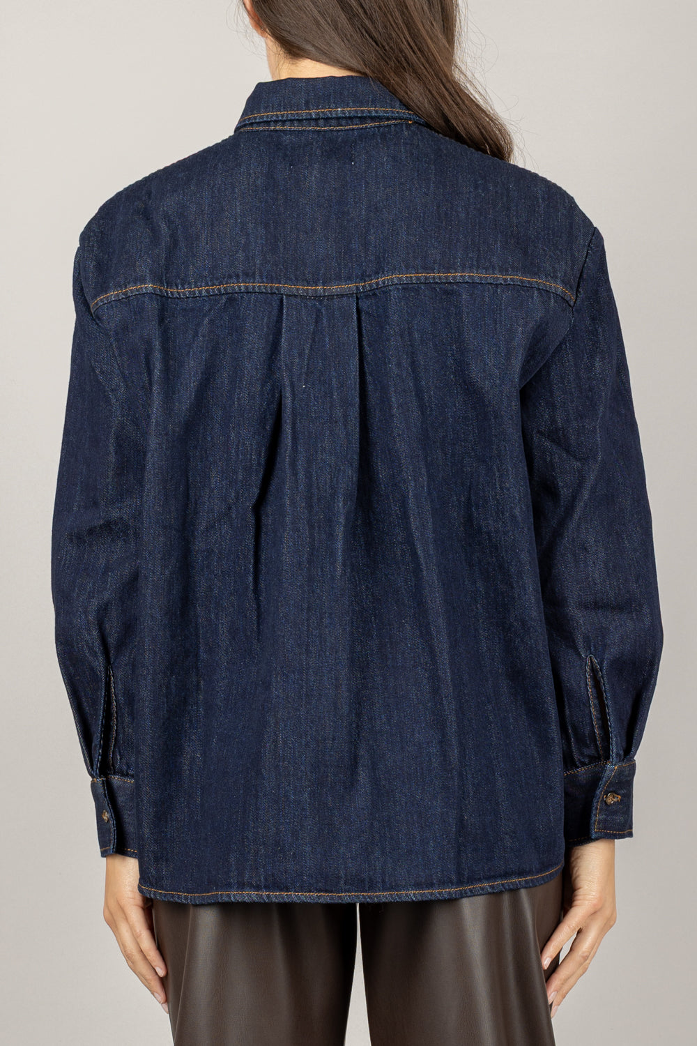 VICOLO - DF5289 - CAMICIA IN DENIM MELINA