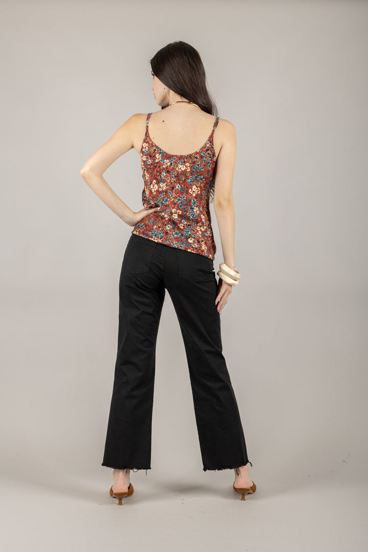 TENSIONE IN - PA5269- PANTALONE GAMBA DRITTA CON CINTA
