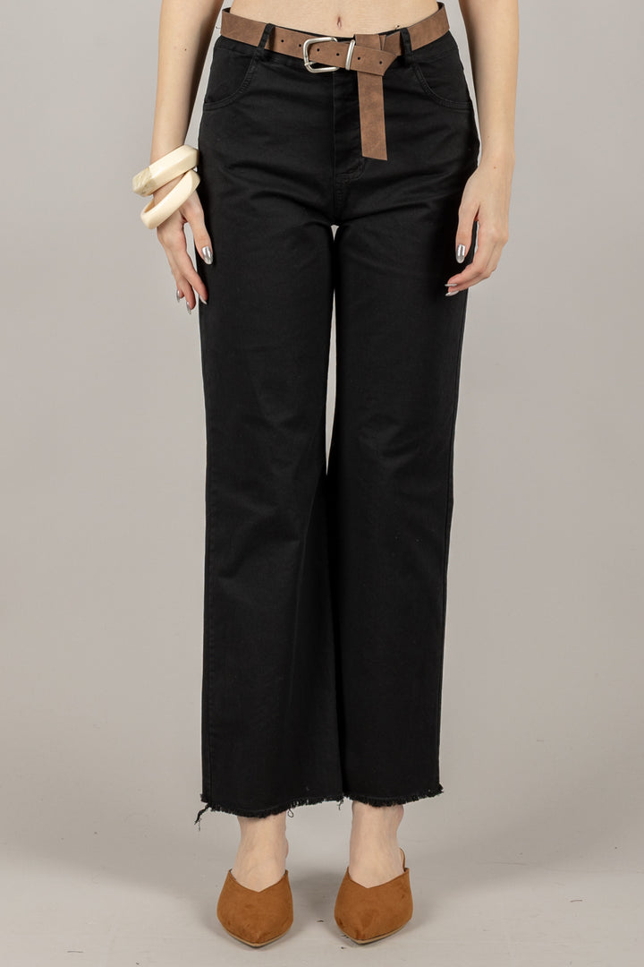 TENSIONE IN - PA5269- PANTALONE GAMBA DRITTA CON CINTA
