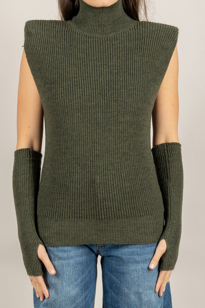 KONTATTO - 3M1087NI - GILET CON MANICOTTI