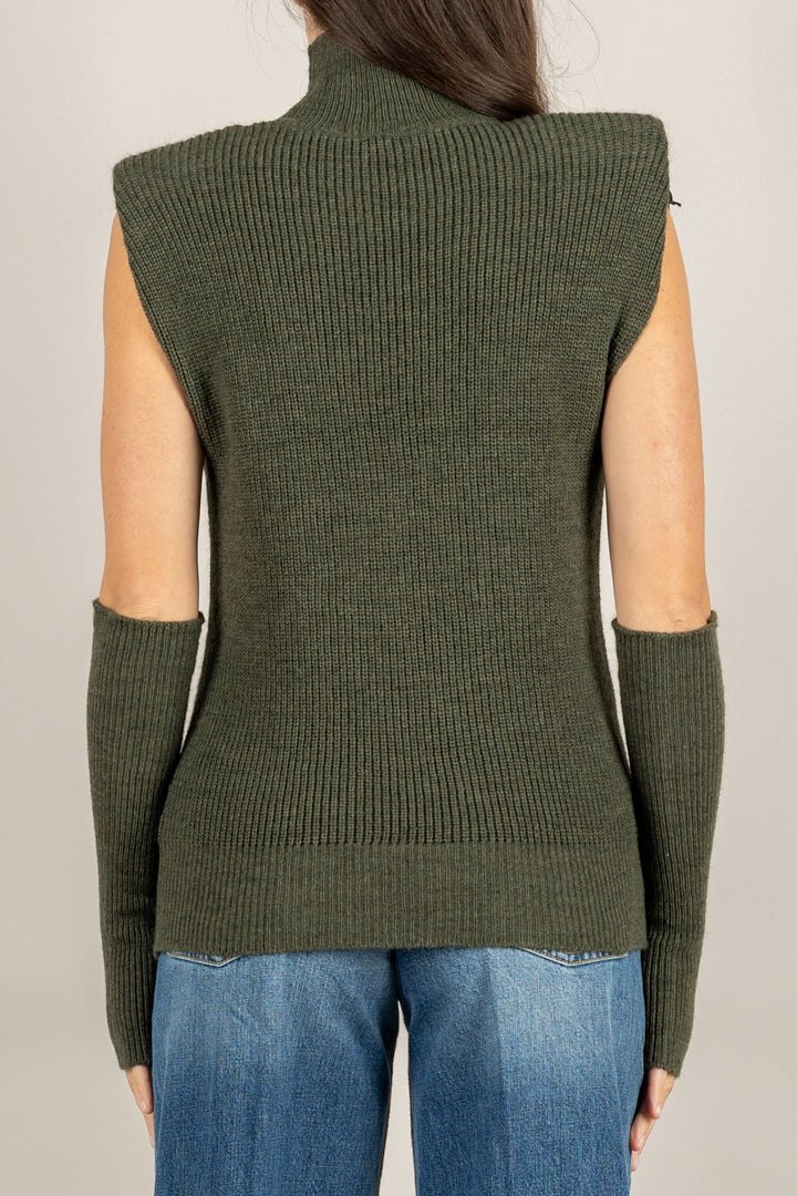 KONTATTO - 3M1087NI - GILET CON MANICOTTI