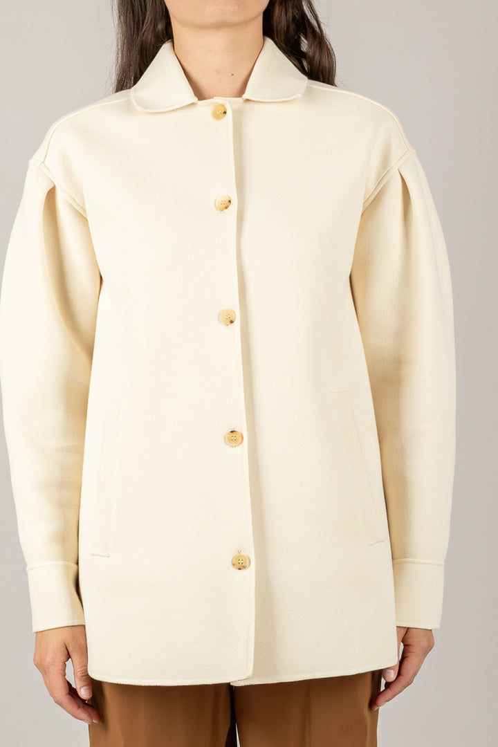MM MaxMara - 2526916077 - GIACCA OVER IN JERSEY EMBLEMA