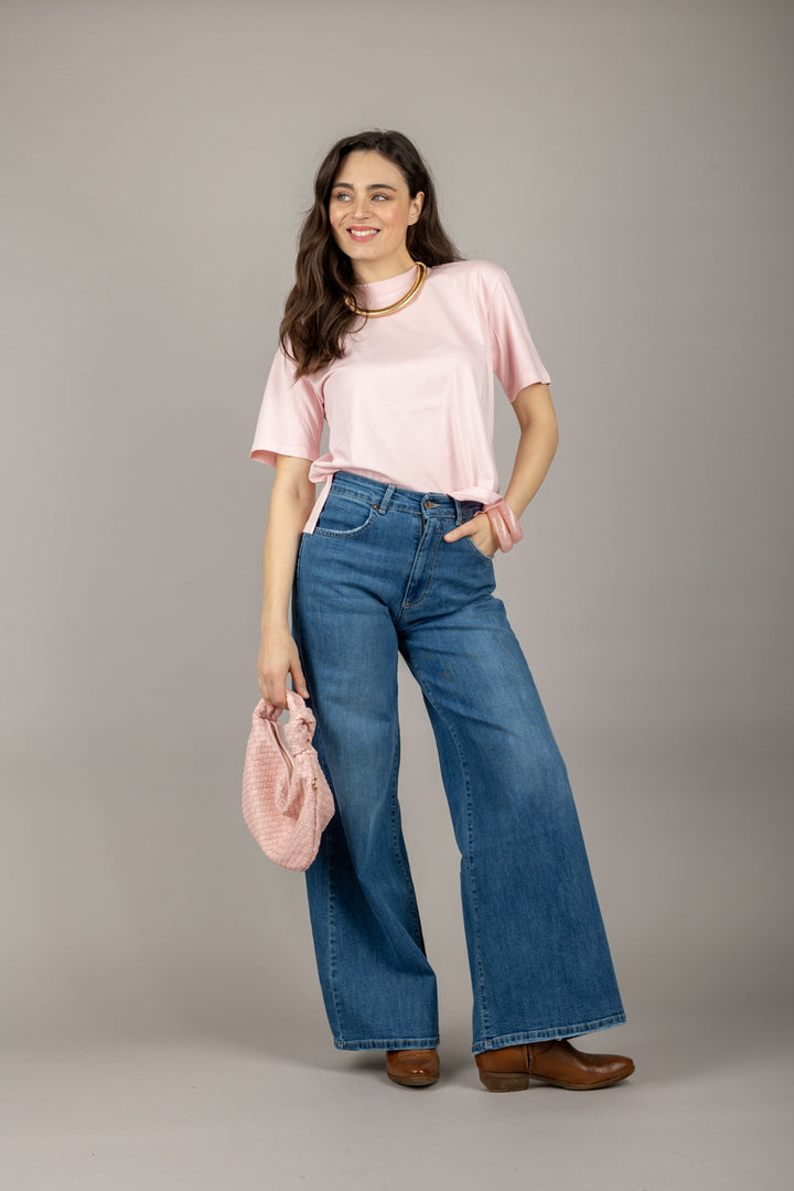 EMUNA - 271M05 - T-SHIRT CON SPACCHETTI