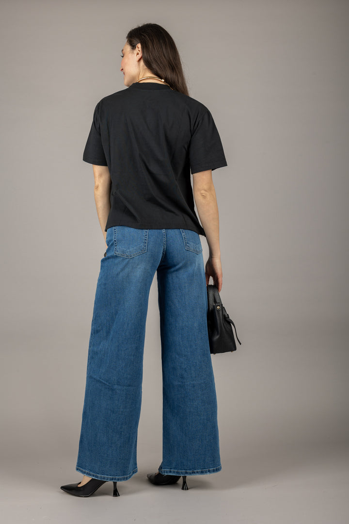 EMUNA - 271M05 - T-SHIRT CON SPACCHETTI