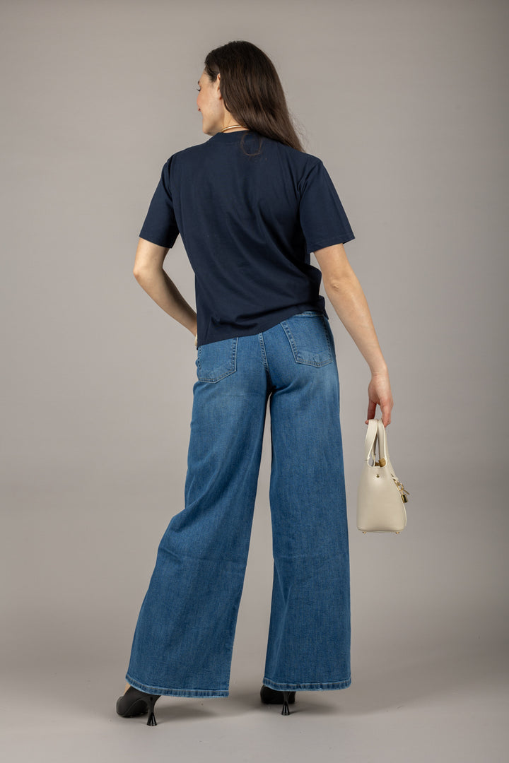 EMUNA - 271M05 - T-SHIRT CON SPACCHETTI