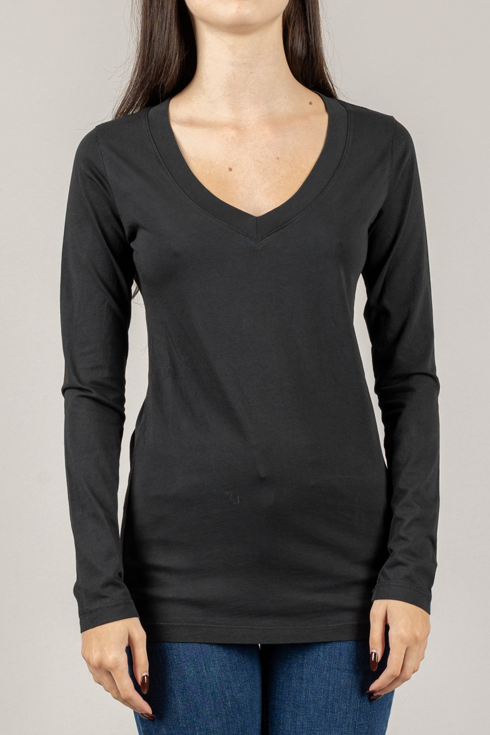 EMUNA - 271-M-07 - T-SHIRT SCOLLO A V