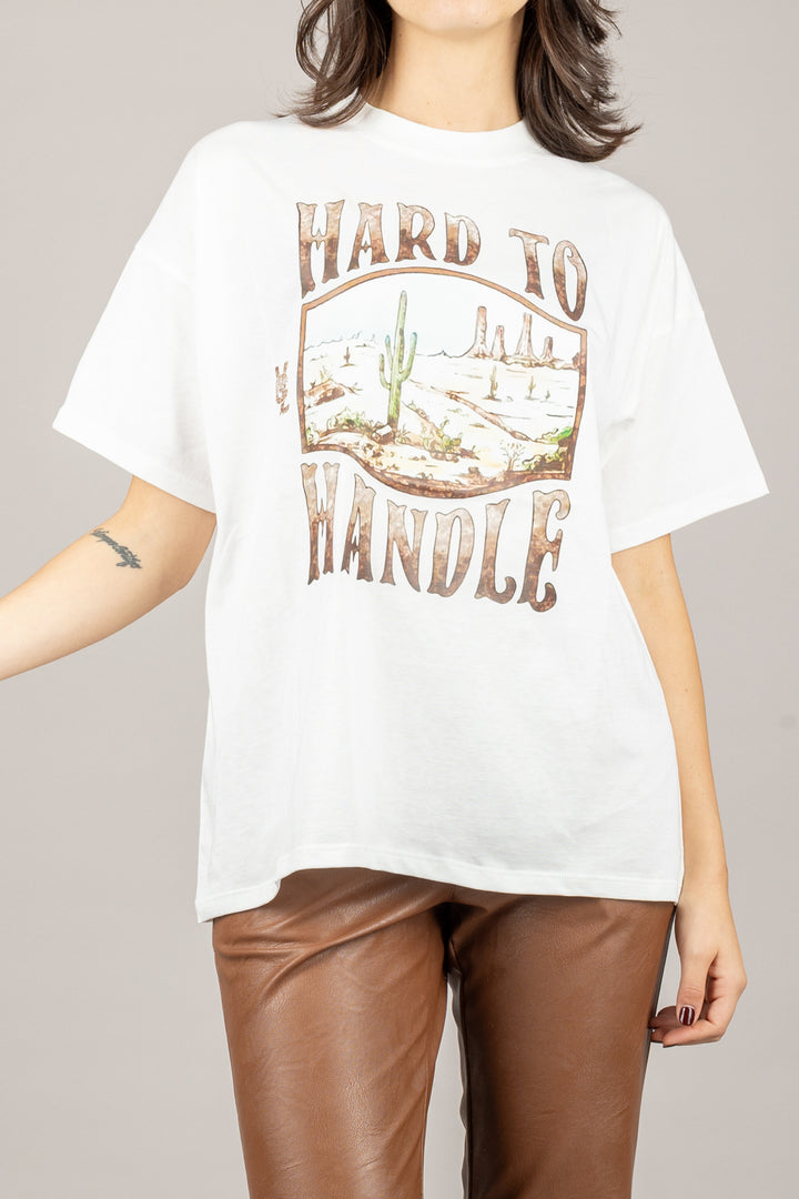 VICOLO - RD0489 - T-SHIRT  HARD TO HANDLE