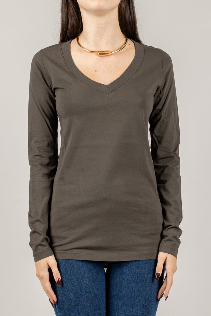 EMUNA - 271-M-07 - T-SHIRT SCOLLO A V