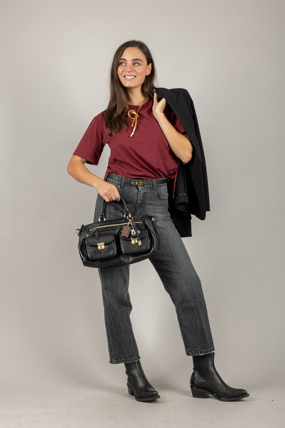 EMUNA - 271-M-05 - T-SHIRT BASIC CON SPACCHETTI