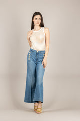 VICOLO - DAB5046 - JEANS CRISTINA CELESTE