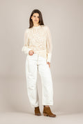 TENSIONE IN - 115T - PANTALONE DRITTO CON BANDANA IN VITA BLU