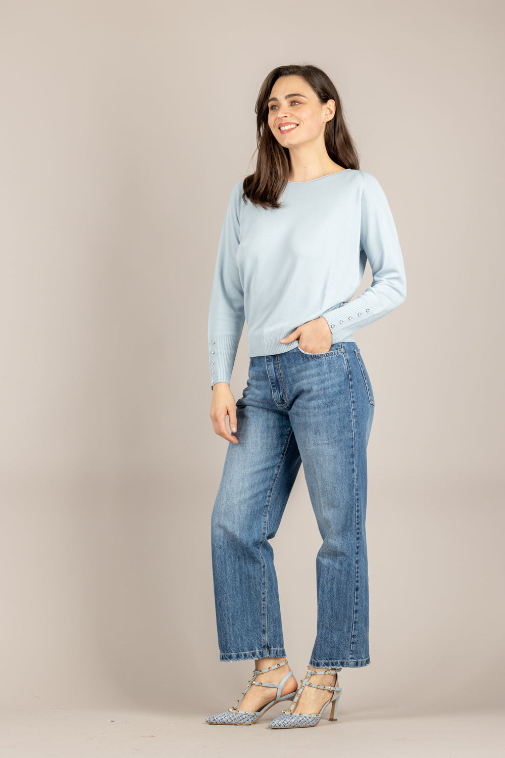 TENSIONE IN - 16059 - MAGLIA GIROCOLLO POLVERER