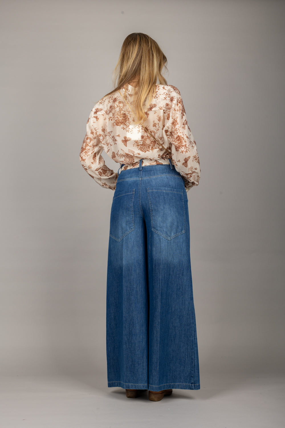 TENSIONE IN - PE25-2303 - CAMICIA CON STAMPE FLOREALI