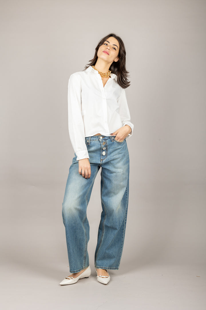 VICOLO - DD5244 - JEANS XENOBIA BOTTONE GIOIELLO