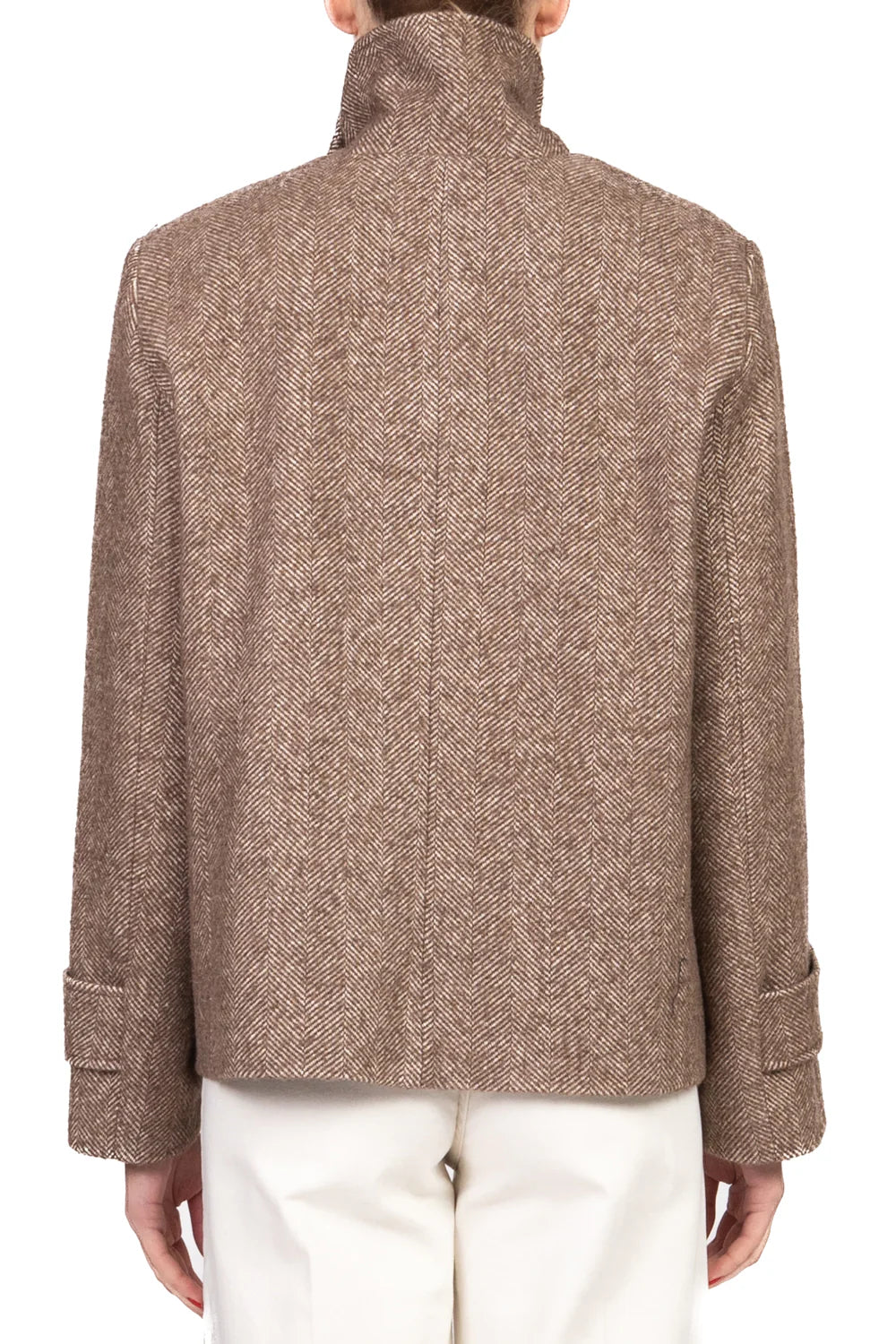 TENSIONE IN - 26B1589 - GIACCA CAPPOTTO SPIGATA CON COLLETTO