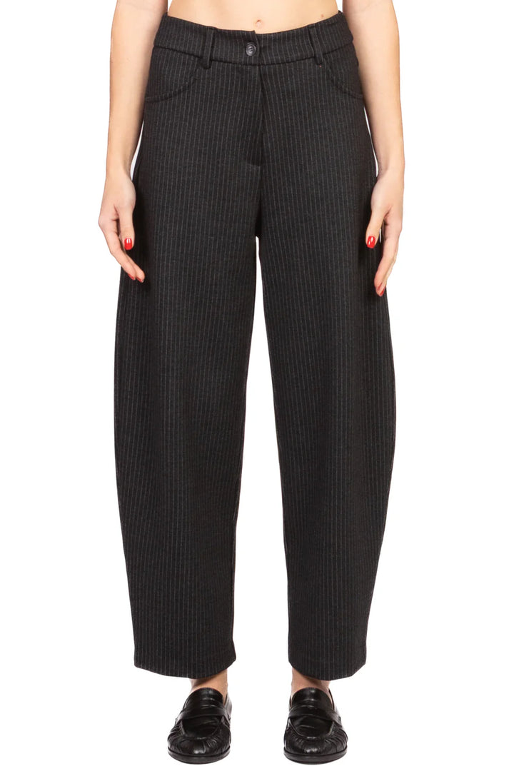 TENSIONE IN - 26P1628 - PANTALONE GESSATO PUNTO MILANO