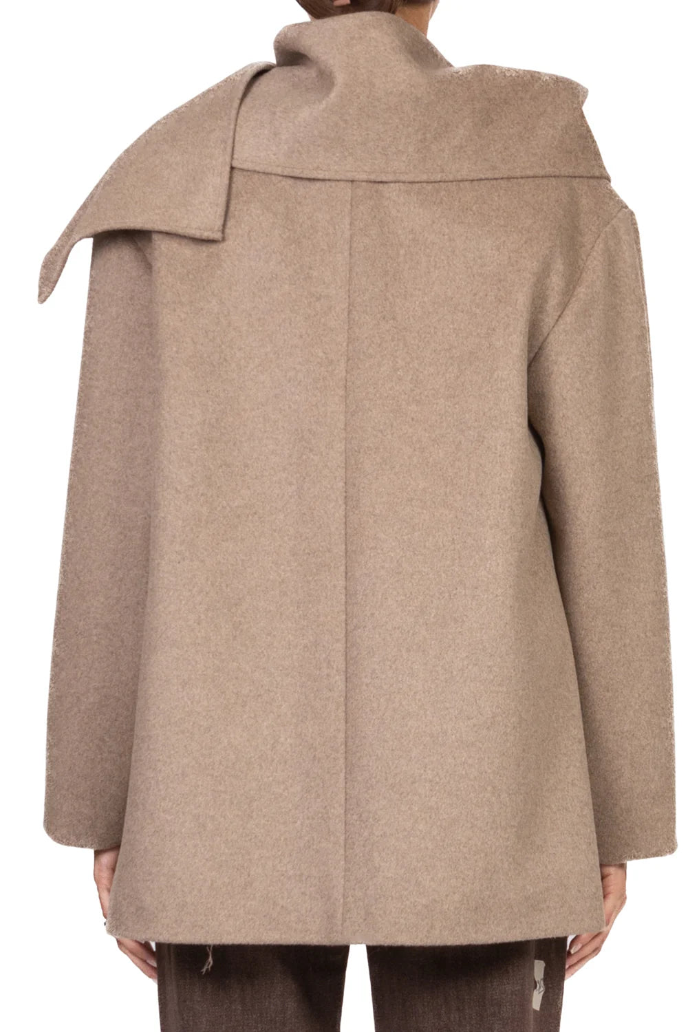 TENSIONE IN - 26B1638 - GIACCA MANTELLA CON SCIARPA