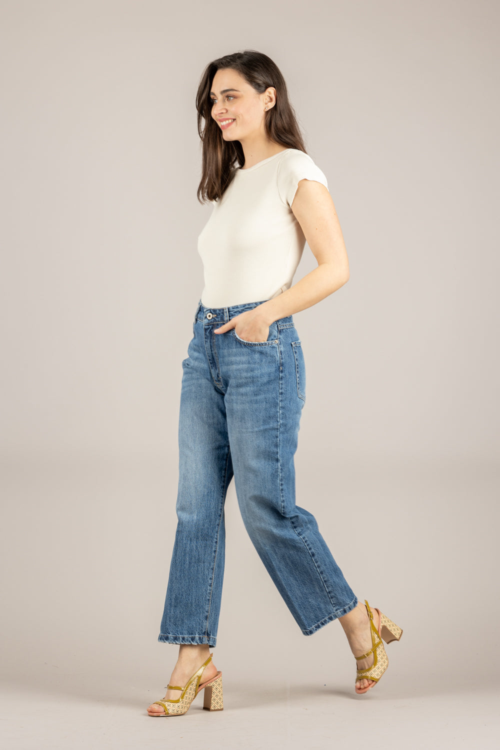 TENSIONE IN - 21004 - MAGLIA BARCA M/C BURRO