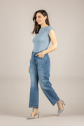 TENSIONE IN - 21004 - MAGLIA BARCA M/C JEANS