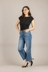 TENSIONE IN - 21004 - MAGLIA BARCA M/C NERO