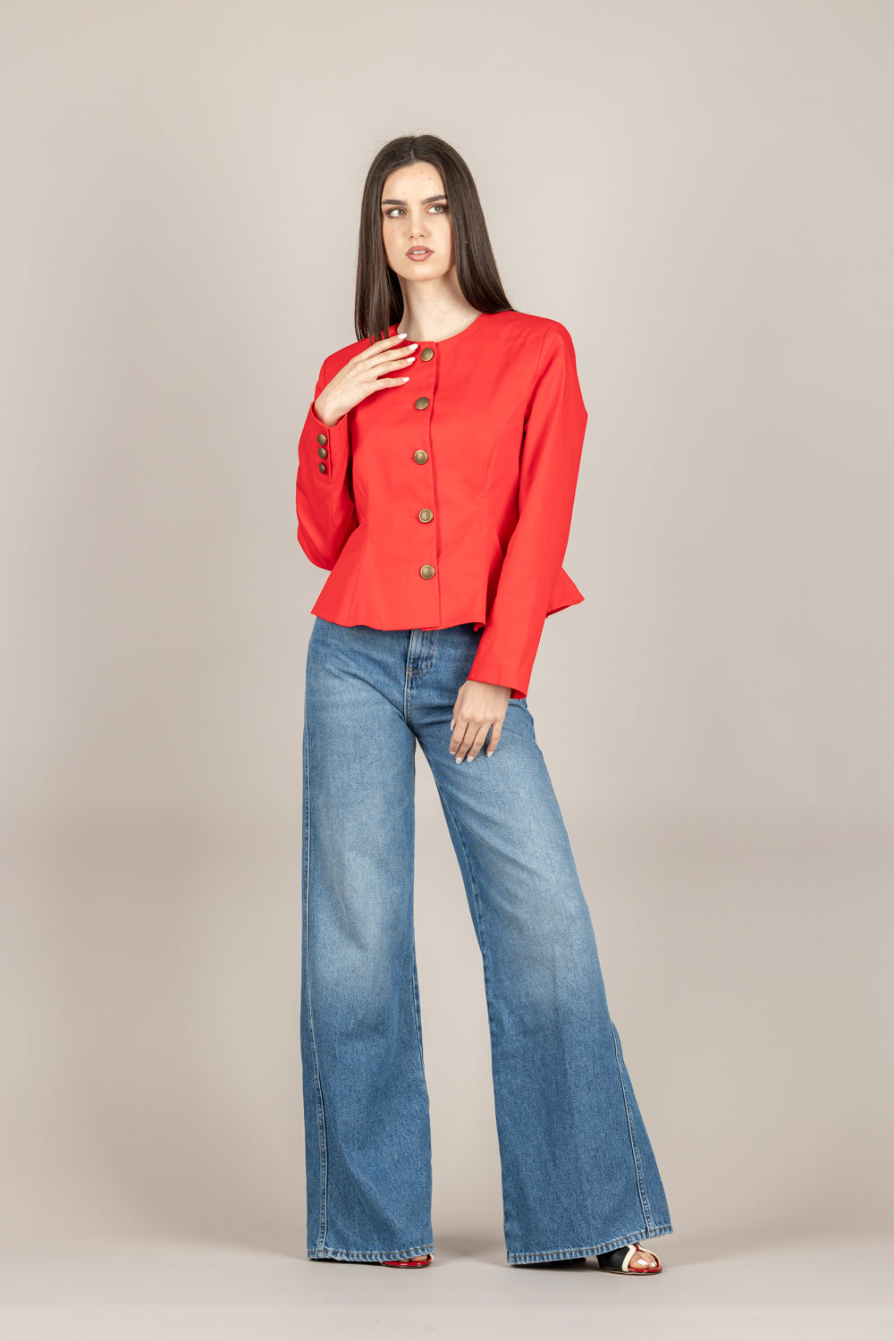 TENSIONE IN - 26B4366 - GIACCA ROSSO