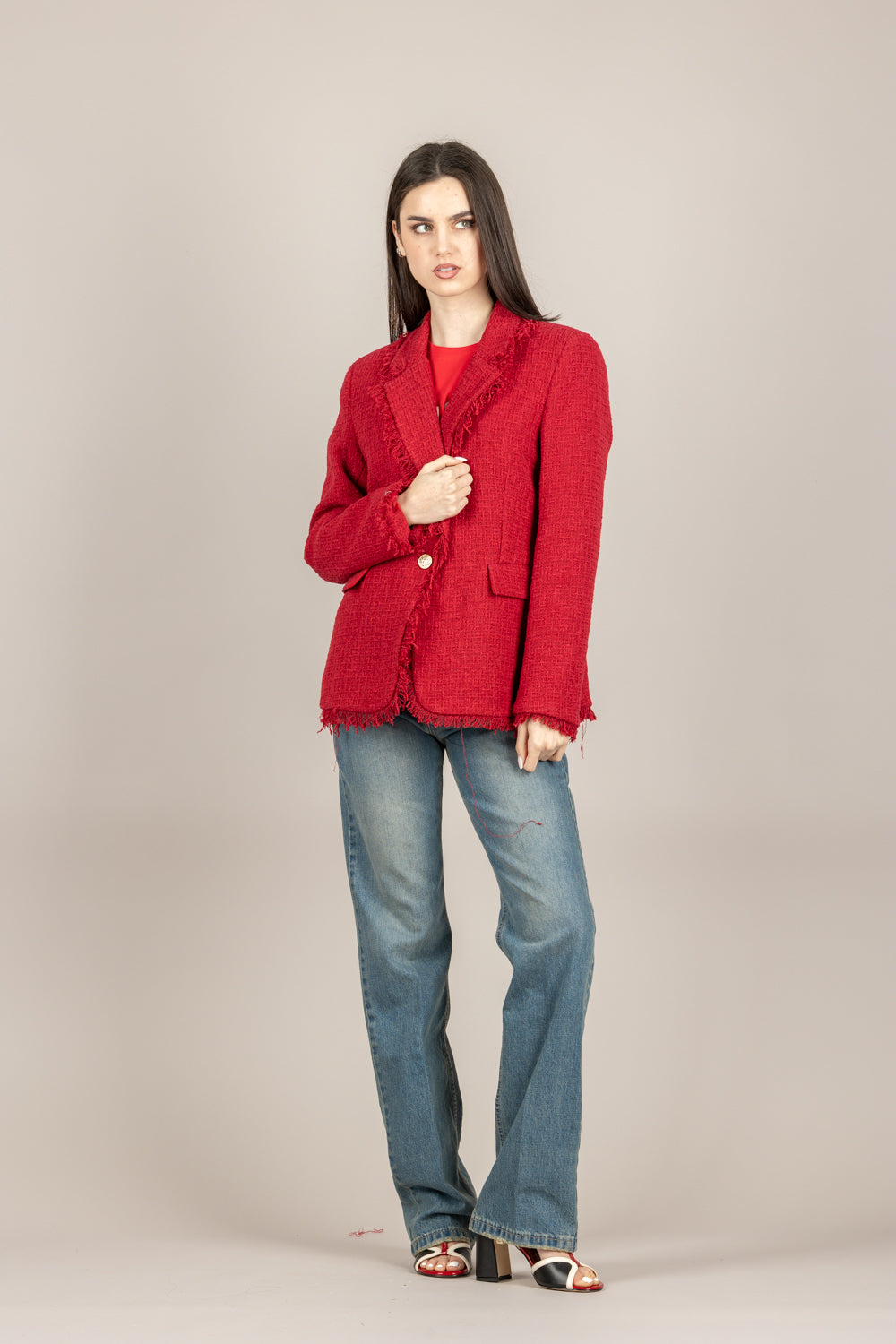 TENSIONE IN - 26B4387 - GIACCA ROSSO