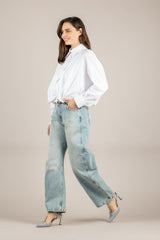 TENSIONE IN - 26C4332 - CAMICIA  PALLONCINO BIANCO