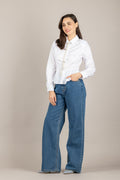 TENSIONE IN - 26C4503 - CAMICIA SFIANCATA BIANCO