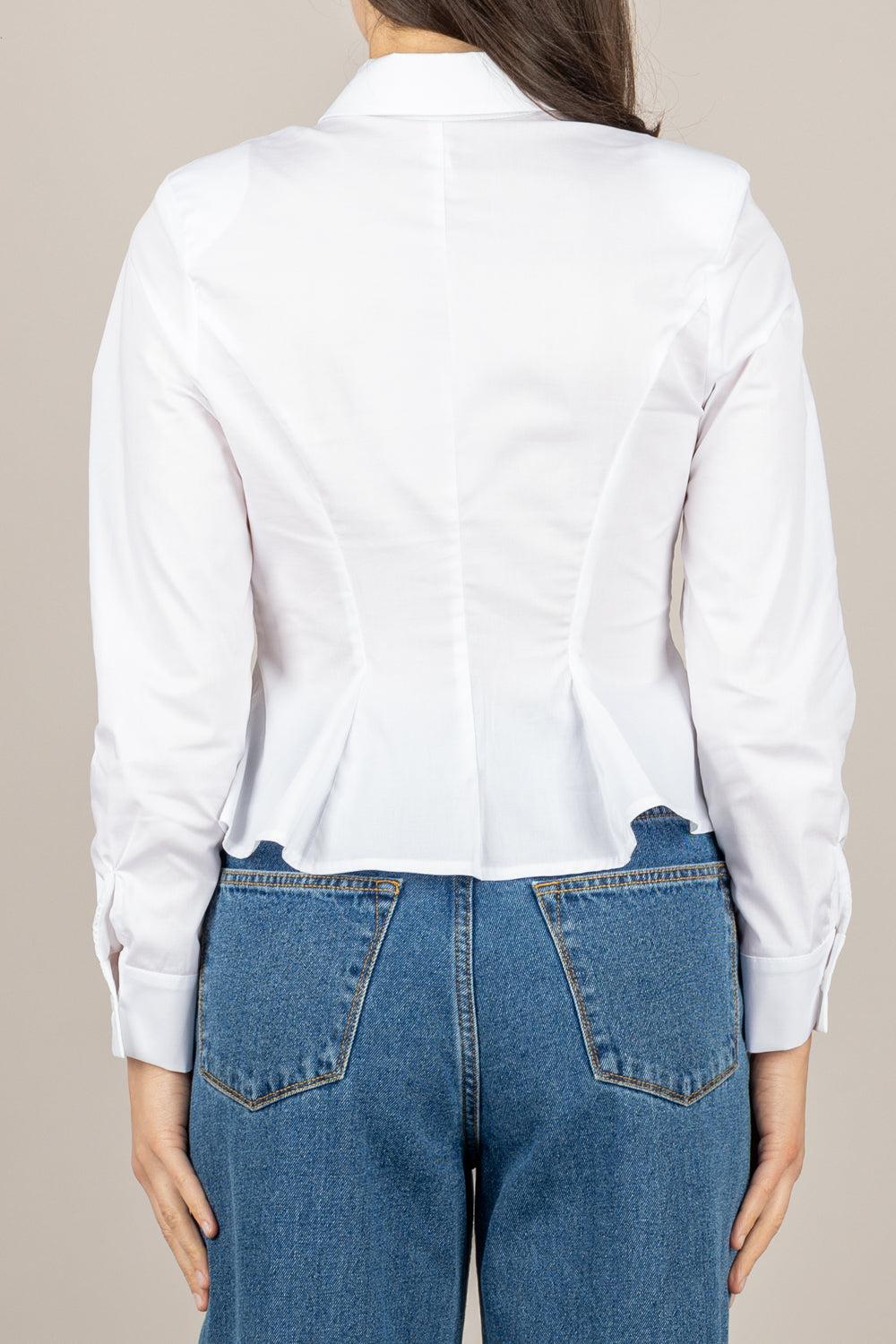 TENSIONE IN - 26C4503 - CAMICIA SFIANCATA BIANCO