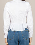 TENSIONE IN - 26C4503 - CAMICIA SFIANCATA BIANCO