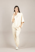 TENSIONE IN - 26P4053 - PANTALONE AVORIO