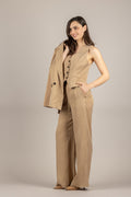 TENSIONE IN - 26P4425 - PANTALONE SABBIA