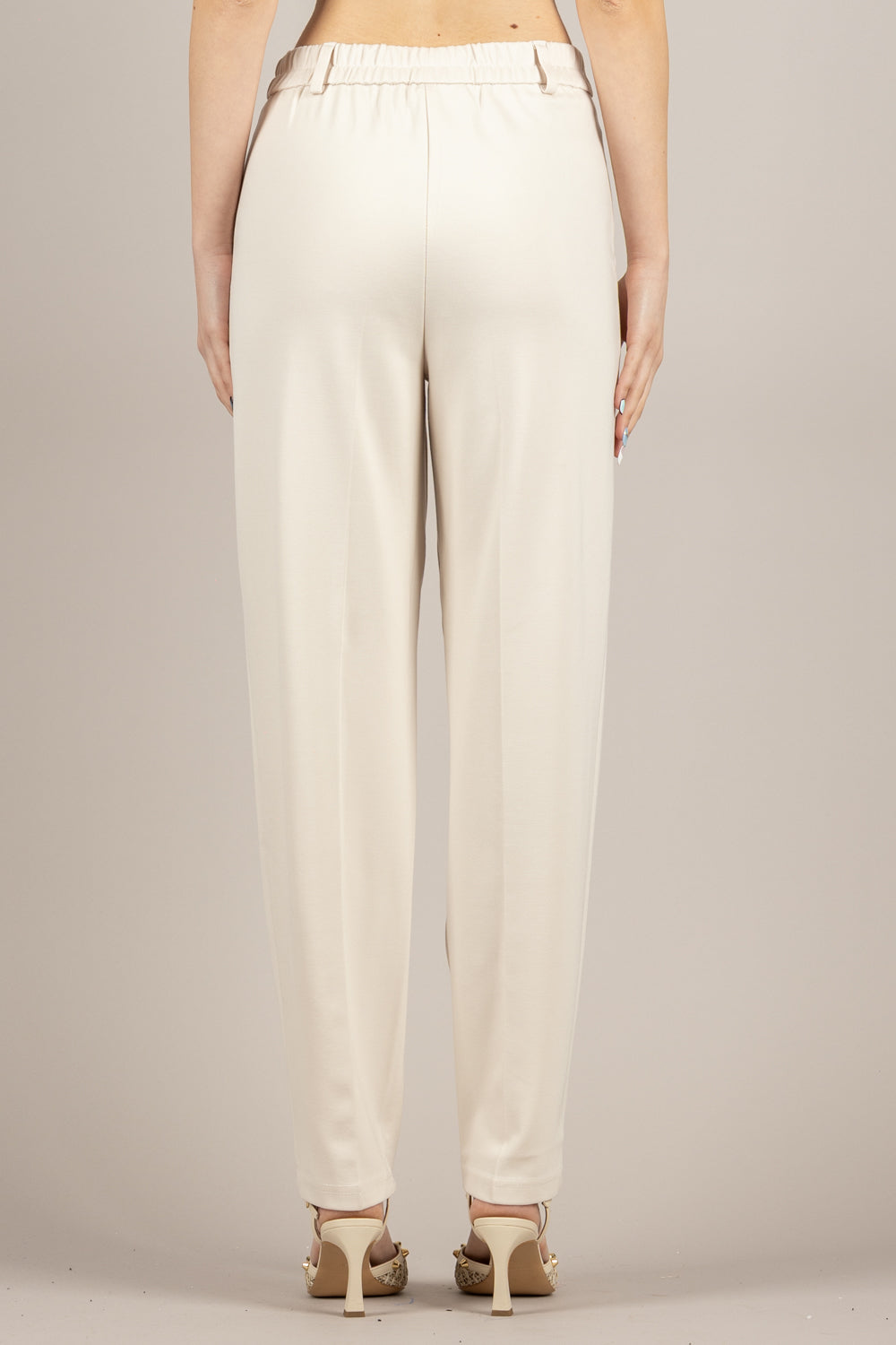 TENSIONE IN - 26P4441 - PANTALONE GESSO