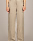 TENSIONE IN - 26P4808 - PANTALONE GAMBA DRITTA IN CUPRO BEIGE