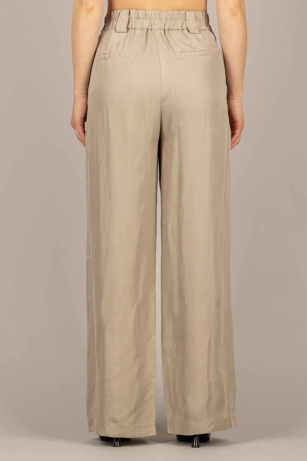 TENSIONE IN - 26P4808 - PANTALONE GAMBA DRITTA IN CUPRO BEIGE