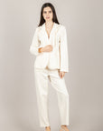 TENSIONE IN - 26P4005 - PANTALONE CARROT PUNTO MILANO PANNA